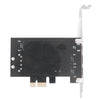 PCI-E 1X IEEE 1394A 4 Port 3+1 Firewire Card Adapter 1394 a Pcie with 6 Pin to 4 Pin IEEE 1394 Cable for Desktop