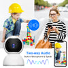 Guudgo Surveillance Camera 1080P IP Smart Camera WiFi 360 Angle Night Vision Camcorder Video Webcam Baby Home Security Monitor
