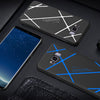 Samsung S8 Stripped Lines Pattern Micro Matte Anti Fingerprint Case