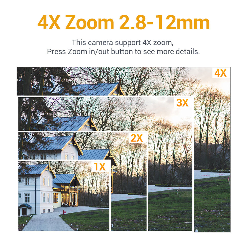 ESCAM Q5068 5MP 4X Zoom Metal Case H.265 PTZ Pan Tilt WiFi Waterproof IP Camera Support ONVIF Two Way Talk Night Vision
