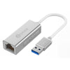 Metal USB 3.0 to 1000Mbps Gigabit RJ45 Ethernet Converter Network Adapter Connector