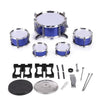 Kids Jazz Drum Set Kit Musical Educational Instrument 5 Drums 1Cymbal with Stool Drum Sticks Percussion Instrument