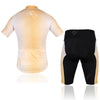 Men Bicycle Cycling Clothing Shirt Jerseys Cycling Shorts - Orange