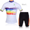 Quick - drying Men Summer Bicycle Cycling Clothing Shirt Jerseys Cycling Shorts