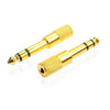 Gold Plated 6.35mm Male to 3.5mm Female Microphone Audio Convertor