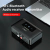 Bluetooth 5.0 Transmitter Receiver Wireless 3.5Mm AUX NFC to 2 RCA Audio Adapter