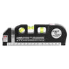 Laser Level Horizon Vertical 250cm Measure Tape Ruler Aligner