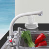 FRAP F5408 Kitchen Double Handles Hot and Cold Water Faucet Single Hole Mixer Faucet