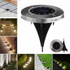 Solar Powered 12 LED Buried Light Under Ground Lamp Outdoor Path Garden Decor [5 pack]