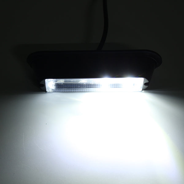 4 LED Waterproof Car Truck Emergency Strobe Flash Flashing Amber and White DRL Light