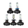 NIGHTEYE 50W 8000LM Car LED Headlights Front Fog Lamps Bulbs H4 H7 H11 9005 9006 9-32V 6500K