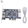 PCI-E 1X IEEE 1394A 4 Port(3+1) Firewire Card Adapter 1394 a Pcie with 6 Pin to 4 Pin IEEE 1394 Cable for Desktop