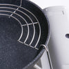 1PC Stainless Steel Semicircle Heat Insulation Steam Rack Drain Oil Filter Rack Kitchen Gadgets 24cm