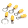 10PCS Yellow PVC Terminals Insulated Ring Connector RC 4.0-6.0mm