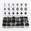 125 pcs 18 Different Sizes Rubber Grommet Assortment O Ring Kit