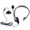 XBOX 360 Black Headphone Wired Premium Microphone Headset