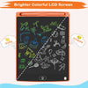 2 Pack LCD Writing Tablet for Kids 8.5 Inch Colourful Screen Drawing Tablet Doodle Board