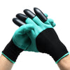 A Pair Gardening Digging Gloves Planting Rubber Polyester Safety Work Gloves