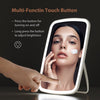 Makeup Mirror Touch Screen Vanity Mirror with LED Brightness Adjustable Portable USB Rechargeable