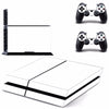 White Skin Sticker for PS4 Play Station 4 Console 2 Controller Protector Skin