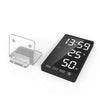 Smart Mirror LED CLock Decorative Phone Charger Alarm Clock 4-level Brightness Digital Clock with Weather station Display USB Port