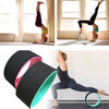 33x12.3cm ABS+TPR Muscle Relaxion Yoga Ring Abdominal Wheel Roller Fitness Strength Training Yoga Circle (Pink)