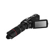 Ordro HDR-Z63 2K Ultra HD Digital Video Camera WIFI Camera Anti-shake IR Infrared Night Vision+Small Wide Angle