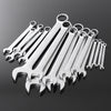 20Pcs Metric 6-32 Combination Wrench Spanner Set 45# Steel Nickel Plating