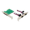 Vervmczn PCIE Serial Parallel Control Card AX99100 RS232 Serial Port Extension Card Computer Adapter PCI-E Serial Card