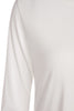 Casual Scoop Neck Solid Color Irregular Hem Long Sleeve T-Shirt For Women
