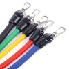 11pcs / Set Natural Rubber Fitness Resistance Bands Practical Elastic Training Rope