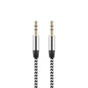 C05 1.03m 3.5mm Male to 3.5mm Male Metal Shell Braid Audio Cable