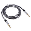 C05 1.03m 3.5mm Male to 3.5mm Male Metal Shell Braid Audio Cable