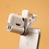 Portable High Magnifier with Mobile Phone Clip + LED Light