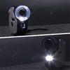 55X Portable High Magnifier with Mobile Phone Clip + LED Light