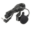 Universal 3.5mm Stereo Mini Car External Mic Wired Microphone with Fixing Clip