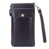 Men Large Capacity Business Genuine Leather Wallet Clutch Bag