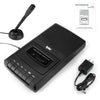 TCP-01 Portable Cassette Recorder / Player with Microphone, Headphone Jack, Aux In, Built in Speaker