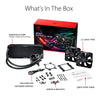 ROG Strix LC 240 RGB AIO Liquid CPU Cooler 240Mm Radiator, Dual 120Mm 4-Pin PWM Fans with Fanxpert Controls, Support for Intel and AMD Motherboards