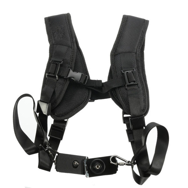 Double Shoulder Neck Strap With Sling Belt For Digital SLR DSLR Camera