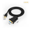 USB to Serial Cable 6.6Ft, USB to RS232 Adapter, USB to DB9, RS232 Converter 9-Pin FTDI Chipset for Windows , Mac OS and Linux