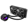 ROG Strix LC 240 RGB AIO Liquid CPU Cooler 240Mm Radiator, Dual 120Mm 4-Pin PWM Fans with Fanxpert Controls, Support for Intel and AMD Motherboards
