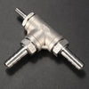 2 Micron - 1/2Inch MPT Home Brew Inline Aeration Oxygenation Diffusion Stone