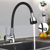 Modern Waterfall Kitchen Sink Mixer Basin Tap Brass 360 ° Swivel Chrome Faucet