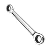 8-19mm Steel Metric Fixed Head Ratchet Spanner Gear Wrench Double End Ring Tool: 1pc