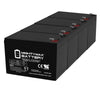 12V 9Ah SLA Battery for DSX 1040PDP Power Distribution Panel - 4 Pack
