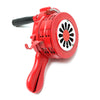 Handheld Loud Hand Crank Manual Operated Air Raid Alarm Portable Siren Red