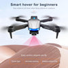 S85 Foldable Gps Drones with 4K Double Camera for Adults, Quadcopter with 10Mins Flight Time, Infrared Obstacle Avoidance Remote Control Helicopter Dron, Long Control Range Drone for Beginners