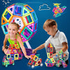 113 Pieces Kids Magnetic Toys Magnet Tiles Kits Blocks Building Toys For Boys Girls