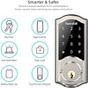 Smart Deadbolt,  Keyless Entry Door Lock for Front Door with Keypad, Bluetooth Smart Locks Work with Alexa, Auto Lock, Digital Code Lock Support Google Home